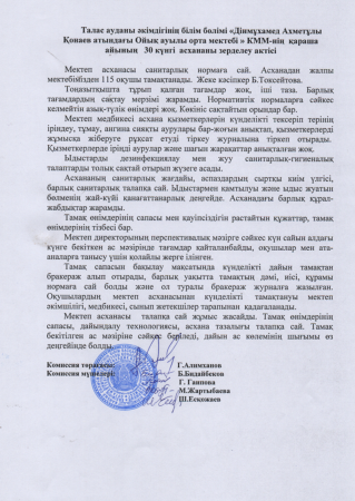 ДІНМҰХАМЕД АХМЕТҰЛЫ ҚОНАЕВ  АТЫНДАҒЫ  ОЙЫҚ АУЫЛЫ ОРТА МЕКТЕБІ